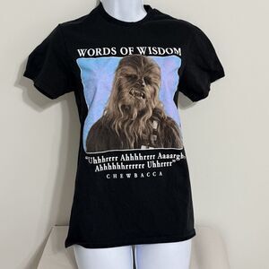 Star Wars Chewbacca “Words Of Wisdom” T-shirt | Small | Officially Licensed